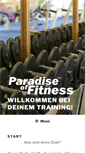 Mobile Screenshot of paradise-of-fitness.de